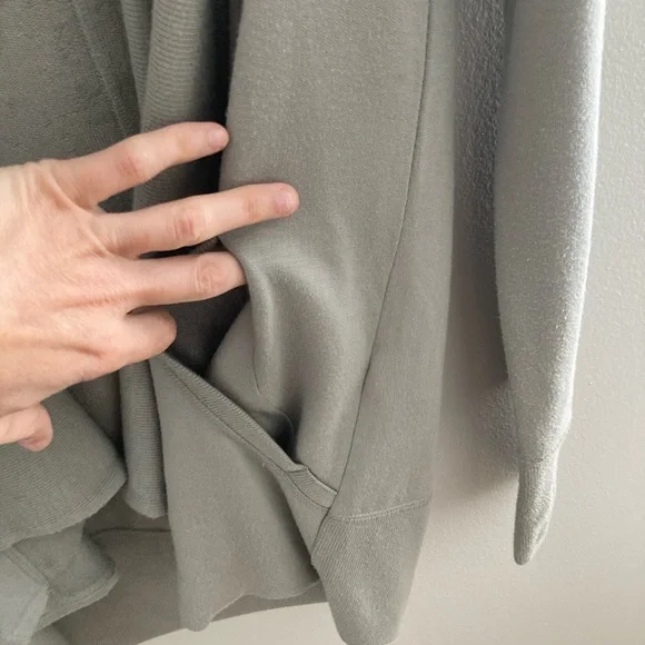 [Athleta] Pranayama Wrap Cardigan Sweater in Sage - Picture 5 of 12